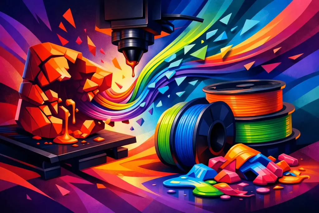 Best Filament for Failed Print Problems, Tested