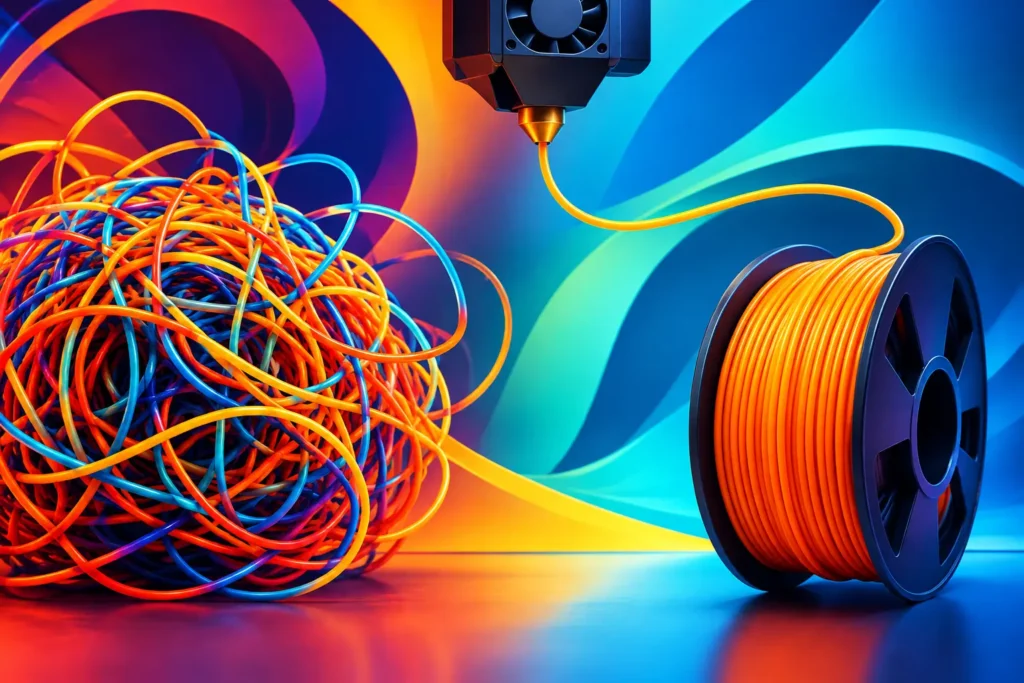 How to Avoid Filament Tangles and Save Prints